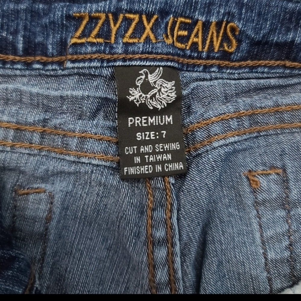 ZZYZX premium denim capris size 7 - Picture 2 of 9